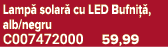 Lamp solar  cu LED Bufni  , alb/negru C007472000 59,99
