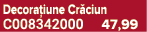 Decora iune Cr ciun C008342000 47,99