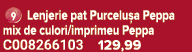 ￼ Lenjerie pat Purcelu a Peppa mix de culori/imprimeu Peppa C008266103 129,99