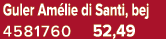 Guler Am lie di Santi, bej 4581760 52,49